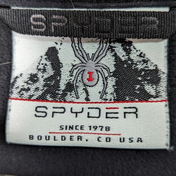 Spyder Men's Major Cable 1/4 Zip Mid Weight Stryke Sweater Jacket Size Medium - Picture 3 of 8